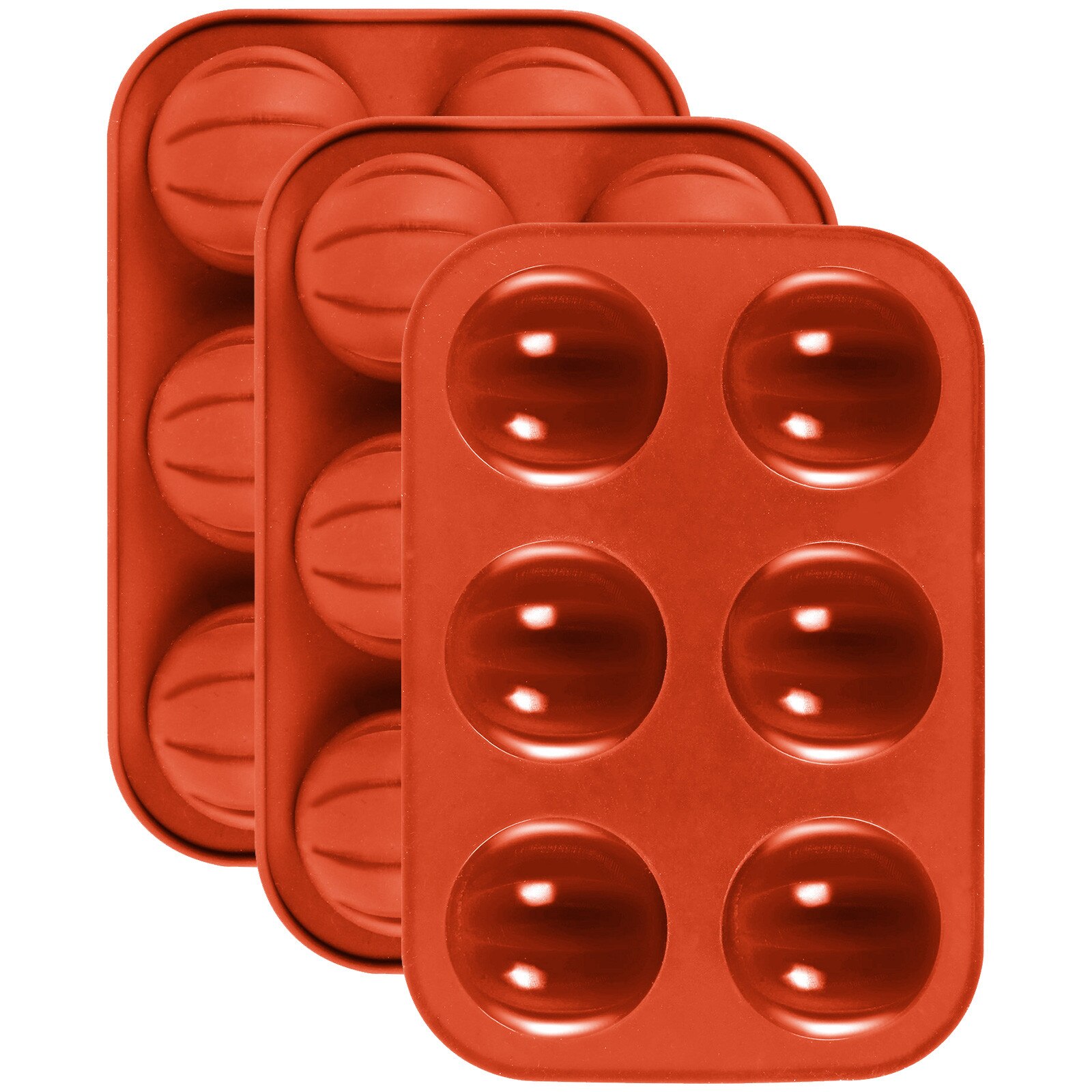 3pc diy cake bakvormen siliconen 3d pompoen strepen vorm chocolade cake koek bakvorm bakvorm patisserie mal siliconen