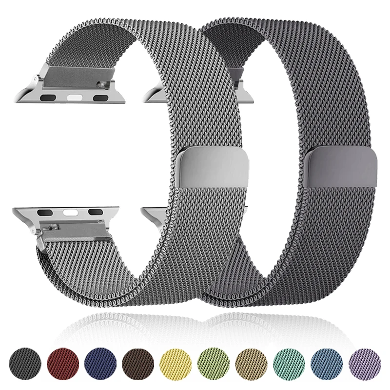 Milanese band voor Apple Watch-banden 44 mm 40 mm 45 mm 49 mm 41 mm 46 mm 42 44 mm armband IWatch-serie 10 9 6 5 SE 7 8 Ultra 2 band