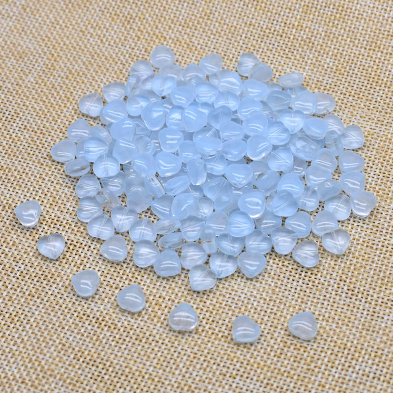 8mm 30/60 kristallen glazen kralen in de vorm van een hartje voor het maken van sieraden, doe-het-zelf kettingen, handgemaakte knutselwerkjes, tsjechische glazen losse tussenkralen