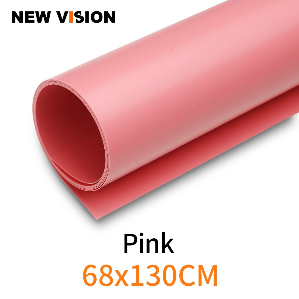 Roze 68X130 cm 27*51 inch Fotografieachtergrond Papier Matte PVC Vinyl Naadloze Achtergrond Naadloze Water-proof