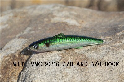 Le Fish 180MM 87g Topwater Fishing Lure Trolling big Pencil Lure Hard bait Floating For Kingfish/Tuna Saltwater With VMC Hook