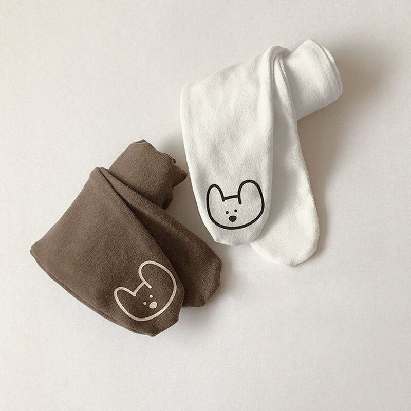 2021New leggings de estilo de dibujos animados | Ropa para niñas bebés, Leggings de chico coreano