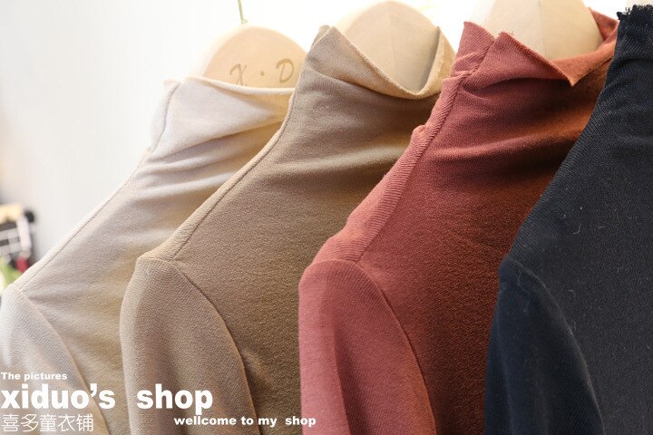 2019 nuovo autunno voce della ragazza camicia a maniche lunghe di base superiore a quattro colori