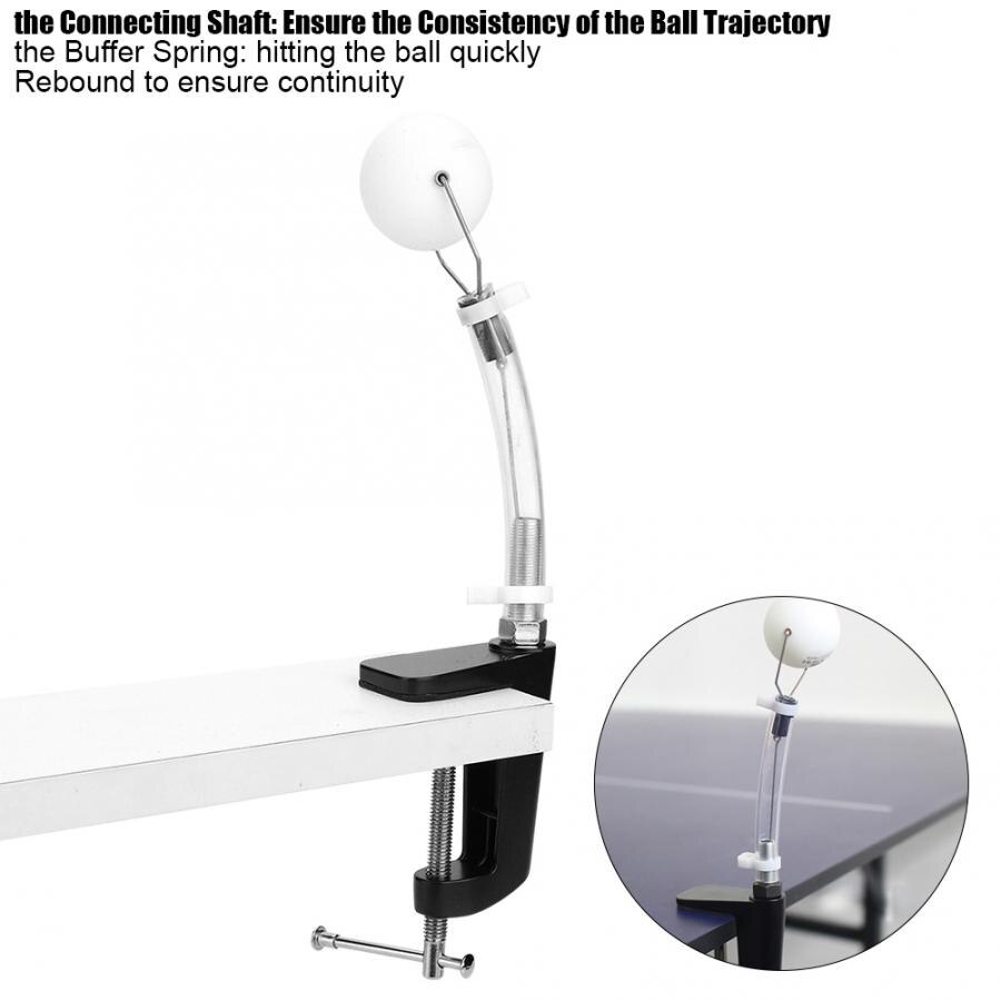 Table Tennis Set Table Tennis Training Robot Fixed Rapid Rebound Pong Ball Machine Trainer Table Tennis Accessories