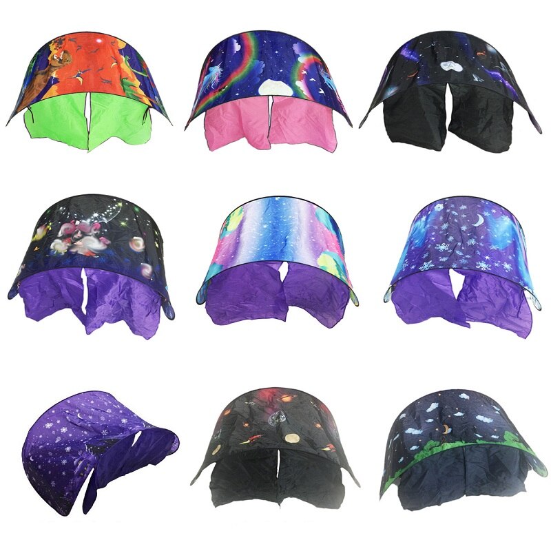 LazyChild New Star Unicorn tende tende per bambini tenda a stella reti da letto pieghevoli per interni regalo di compleanno per bambino nuovo Dropshipping