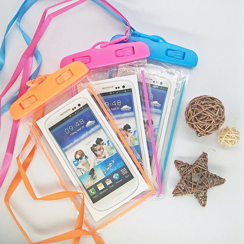 L'été Lumineux Pochette Étanche Natation Gadget Plage Sac Étanche Housse De Téléphone Camping Ski Pour Le Téléphone Portable