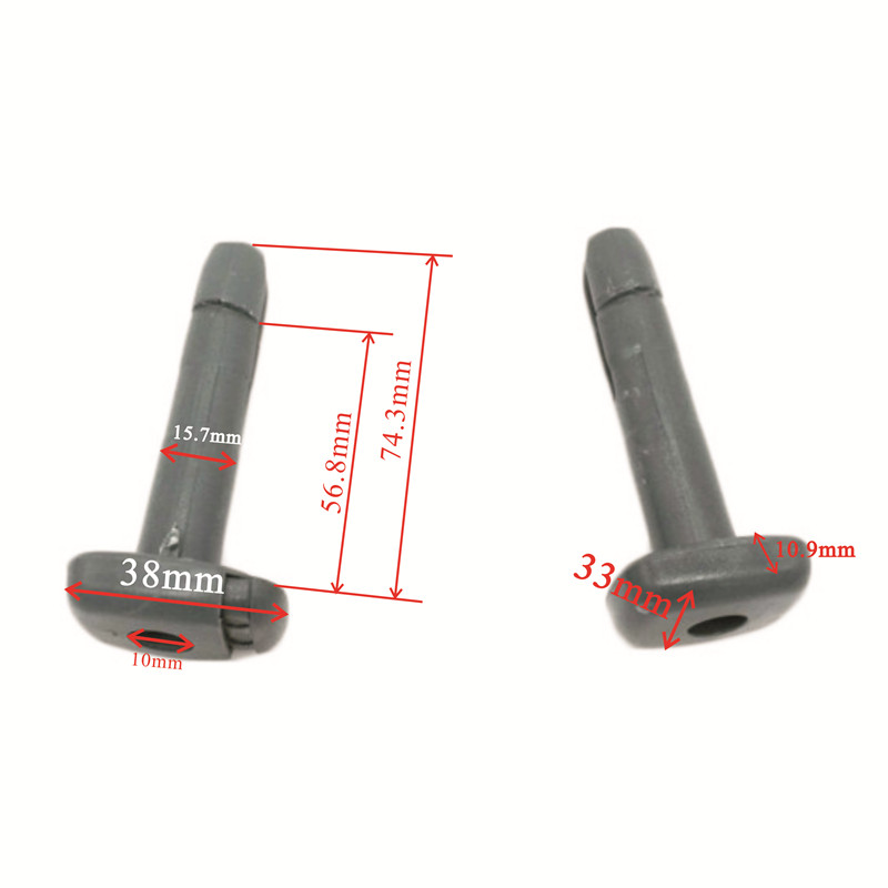 Front Seat Head Rest Headrest Post Guide Inserts