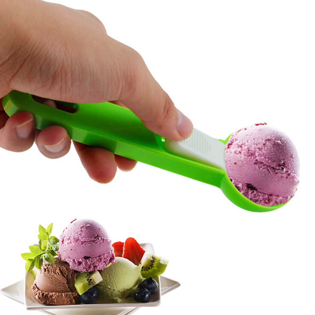 Ice Cream Scoop Premium Plastic Ice Cream Scoop Fruit ScoopWater Melon Scoop with Comfortable Touch Grip and Trigger