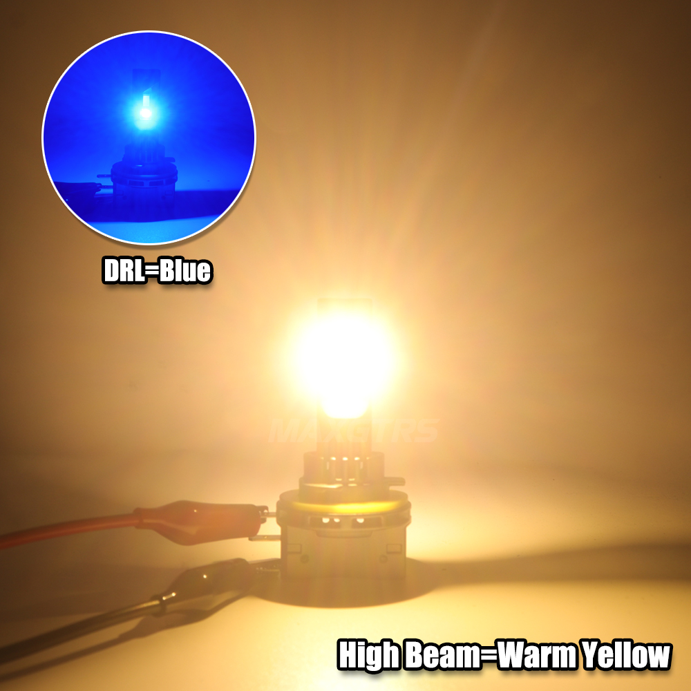 2 uds H15 bombillas de faros LED CANBUS 6500K blanco 30000LM coche LED Luz De Carretera DRL lámpara de conducción con ventilador de refrigeración sin errores: changeable