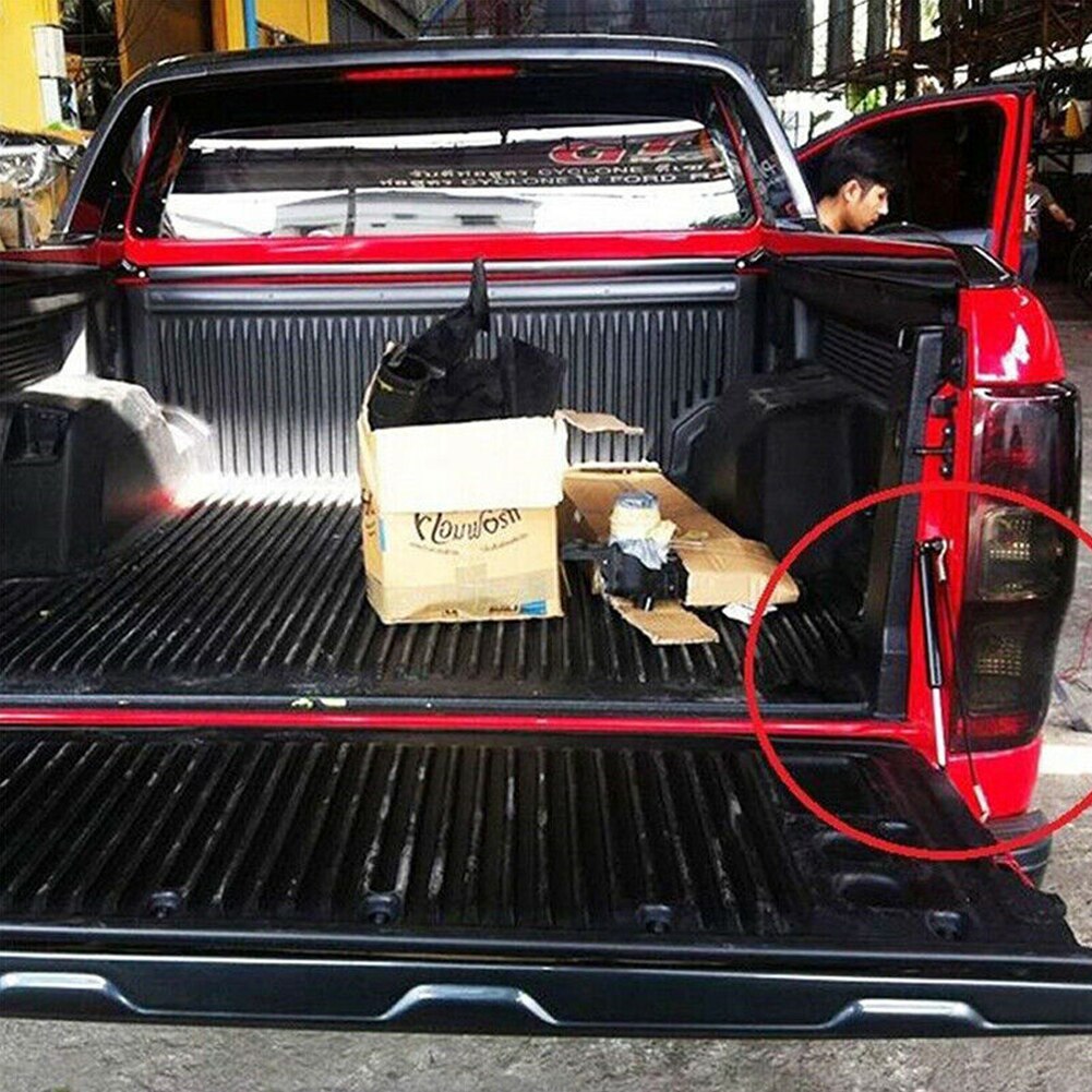 Slow Down Car Accessories Shock Spring Support Durable Tool Truck Metal Rear Tailgate Lift Strut Set Damper For HILUX VIGO MK6