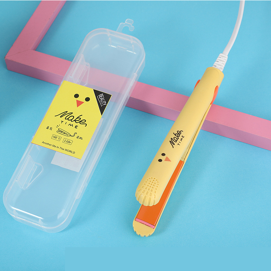 Mini Haarglätter Für Mädchen Haar Eisen Richt Bügeleisen Haar Curler Tragbare Keramik Flache Eisen Haarglätter Für Haar: verrotten / uns