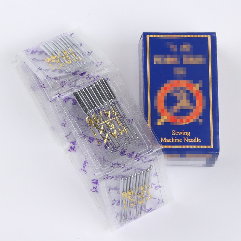 10Pcs Domestic Sewing Machine Needles DIY Threading Industrial and Domestic Overlock Sewing Machine Accessories Size Needles