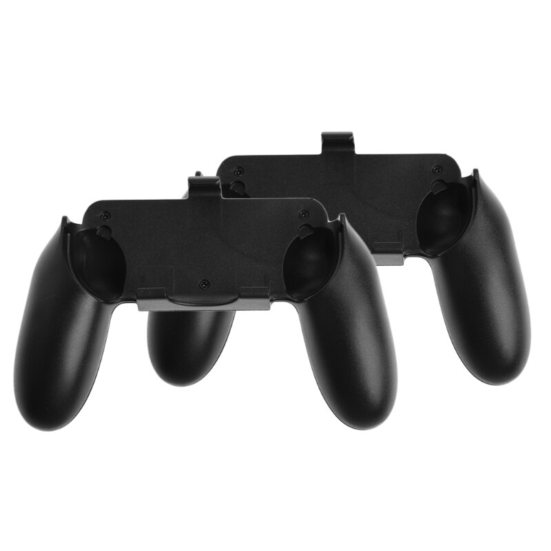 2Pcs/Set L+R Controller Gaming Grips Handles Holder for nintendo switch: Black