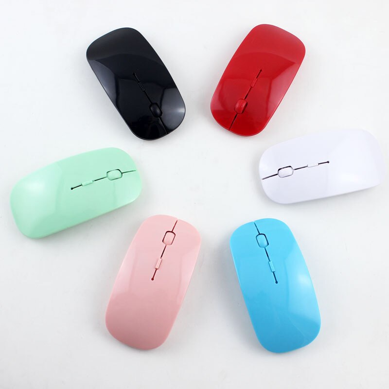Draadloze muis kantoor computermuis draagbare slanke muis 1600 dpi 2.4g ontvanger laptopmuis gemakkelijk mee te nemen optische muis