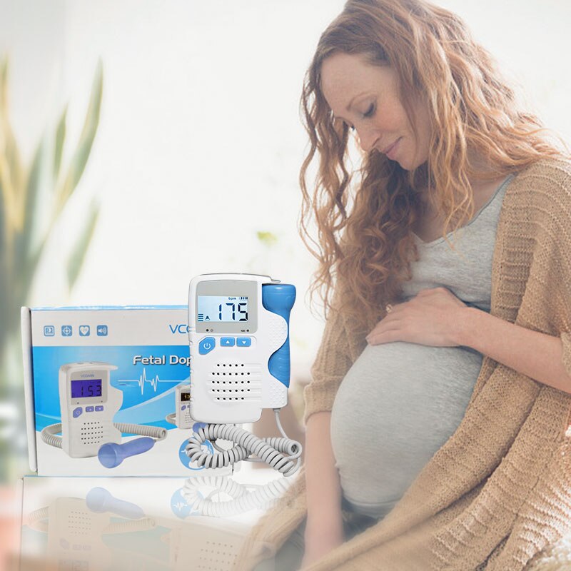 Doppler Foetale Hartslag Detector Baby Care De Apparaat Luisteren Naar De Baby &#39;S Hartslag Foetale Zwangerschap Ultrasound Rate Detectie