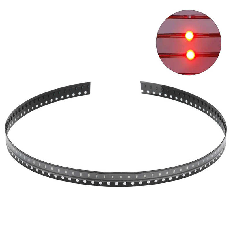 Tiny SMDS Diodes SMD LED 0603 DC for PCB for DIY: Red