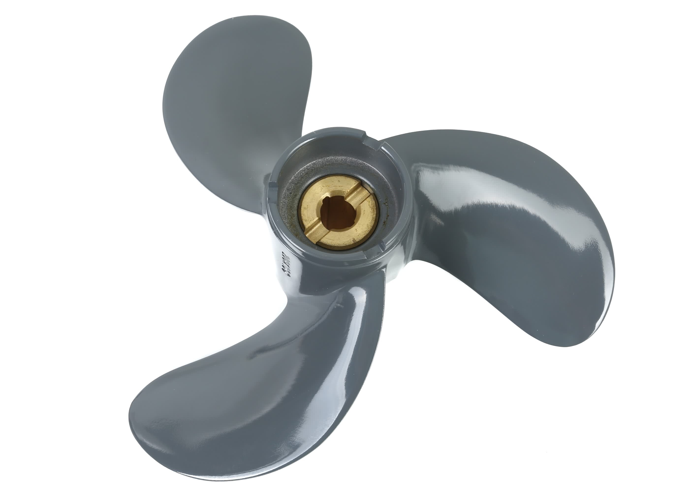 Kapteeni potkuri 7 7/8 "  x 7 1/2 " 200 x 190 sovitus honda perämoottori  bf4a/ bf5d/ bf6a (4/5/6hp) *nh283*  (harmaa)