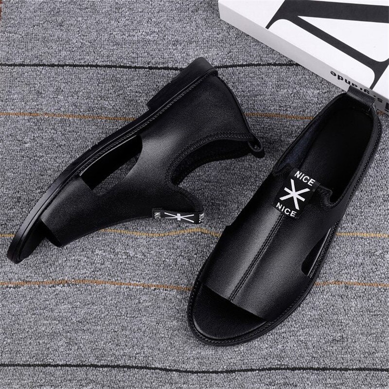 Zomer Gladiator Mannen Strand Sandalen Outdoor Ademende Schoenen Romeinse Goede Mannelijke Open Teen Casual Schoenen Grote Maat 44