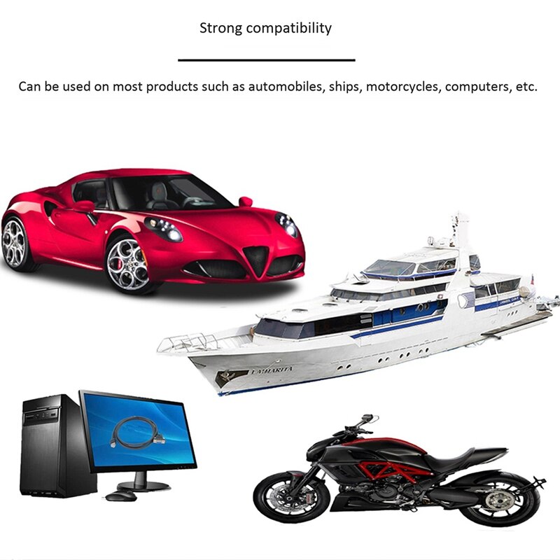 USB 3.0 Extension USB Mount USB Panel Flush Mount Cable for Car, Boat, Motorcycle Panel Mount Cable