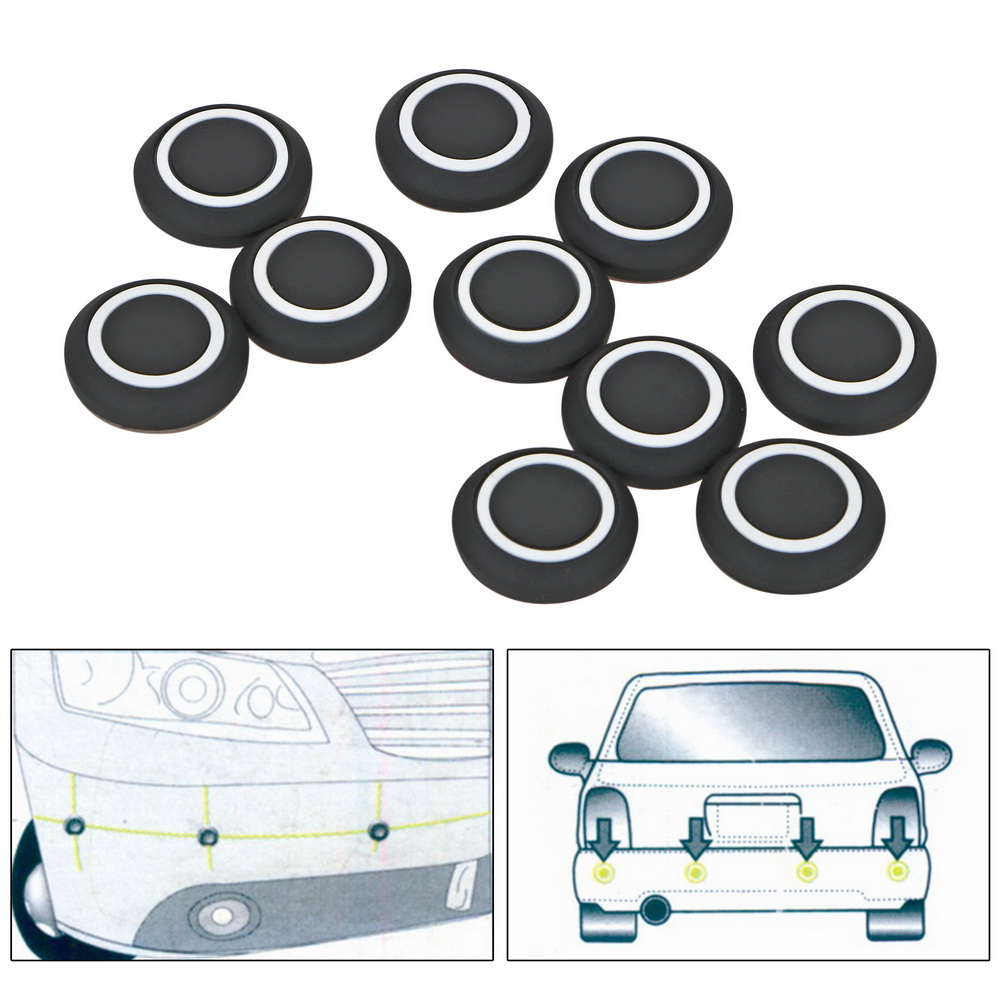 10 Stks/pak Anti-kras Auto Deur Guard Hoekbumper Protector Ronde Beschermende Sticker Deur Edge Trim Guard Auto Accessoires