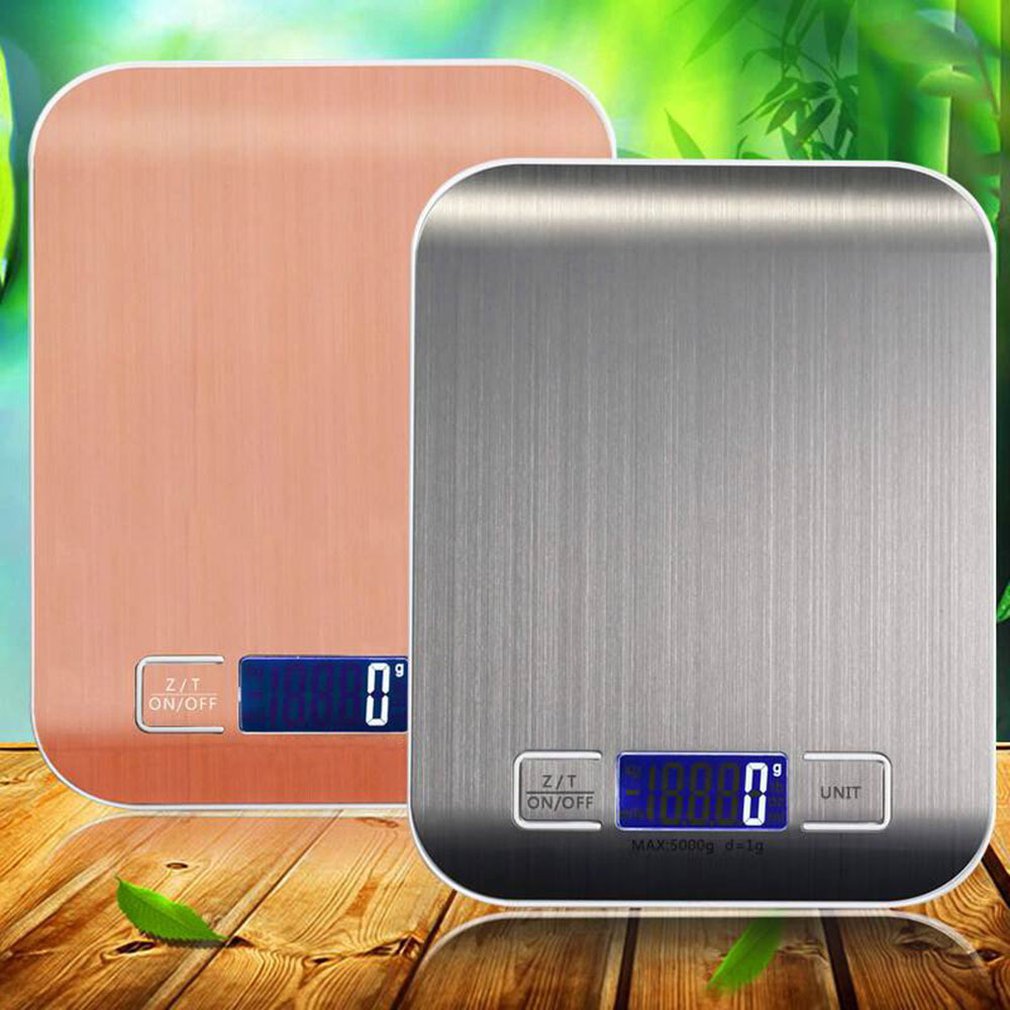 Stainless Steel Electronic Weighing Scales Portable Kitchen Vegetables Weight Balance Multifunctional Digital Food Scalediscount