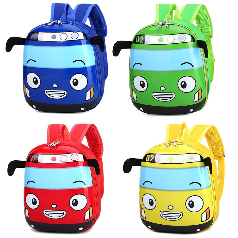 4 couleurs EVA Kid Cartoon 3D voiture forme école sac à dos maternelle Bookbag cartable pour garçons filles