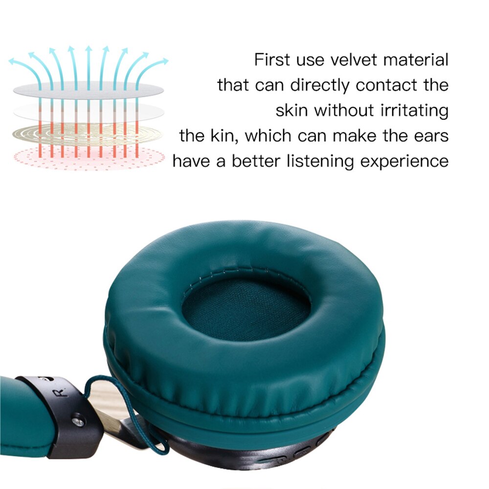Wireless Headphones - Bluetooth 5.0 - HIFI Sound - Built-in Microphone - Memory Foam Earcups