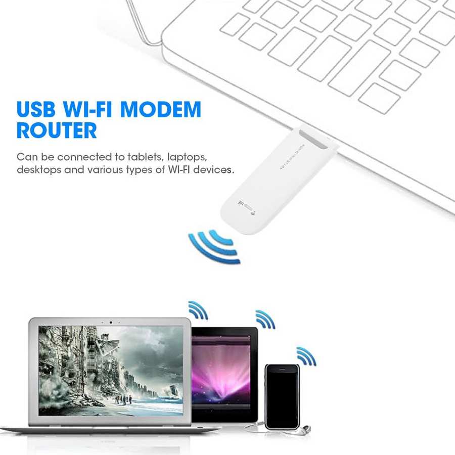 3g/4g usb modem med wifi lte trådløs router adapter til telefon tablet computer bærbar usb wi-fi modem router