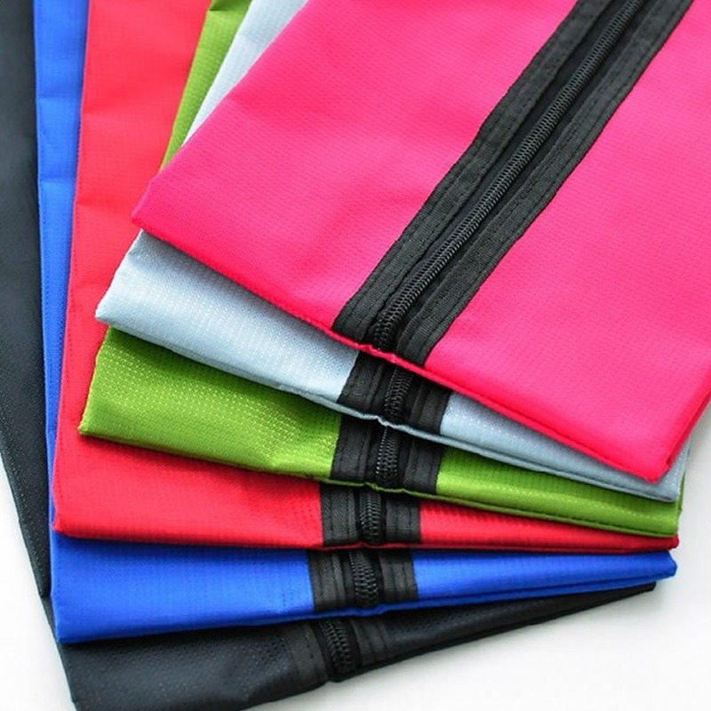 Bolsa de almacenamiento de tela Oxford para zapatos, organizador de zapatos de viaje, impermeable, conveniente, para maquillaje, clasificación de zapatos con cremallera