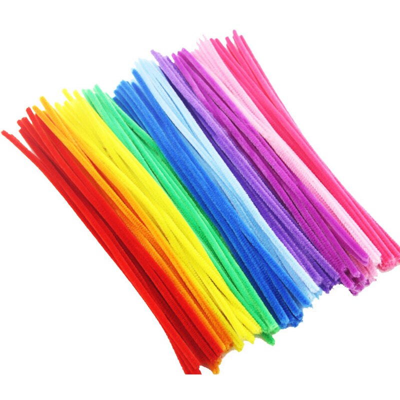 100 stks/set 6 cm Twist Staven Kinderen Handgemaakte DIY Art Craft Decoraties Educatief Speelgoed Kids DIY Art Craft Decoratie