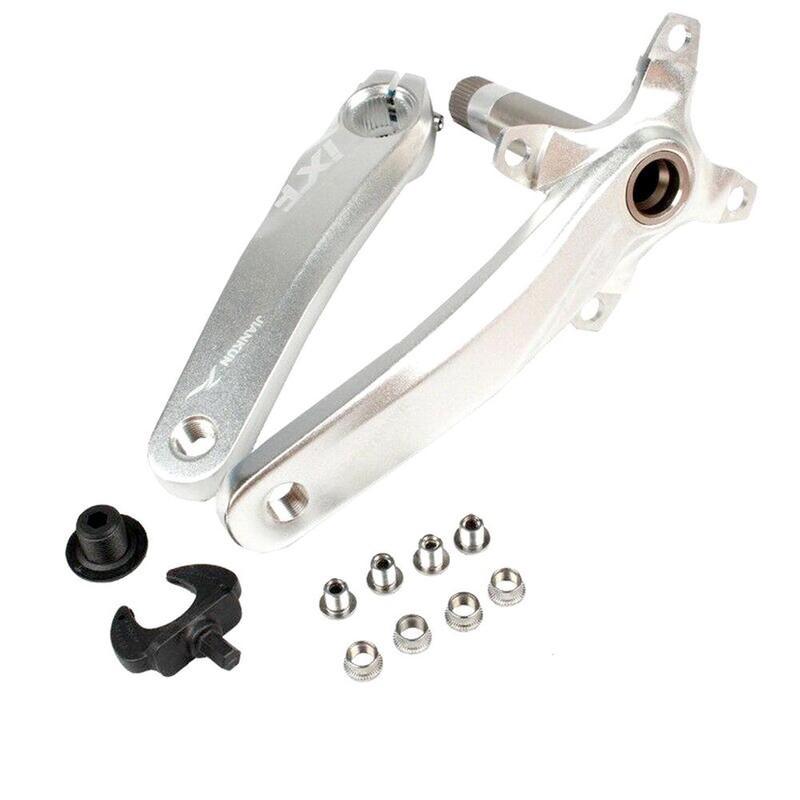 Low Support Crank Mountain Bike Modify The Left And Right Cranks Mountain Bike Hollow One Crank: Silver