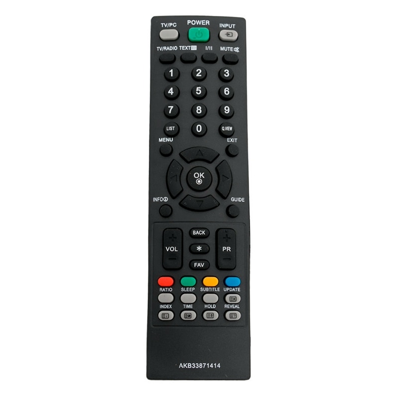 Akb33871414 Tv Remote Control For Lg 19Lg3000-Za Flatron M228Wd M197Wd M227Wd-L M227Wdj: Default Title