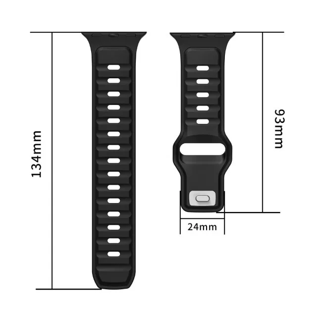 Bracelet en Silicone pour Bracelet de montre Apple 44mm 45mm 41mm 40mm 49mm 42mm 38mm, Bracelet Correa iWatch série Ultra 2 SE 10 9 8 7 6 5 4 3