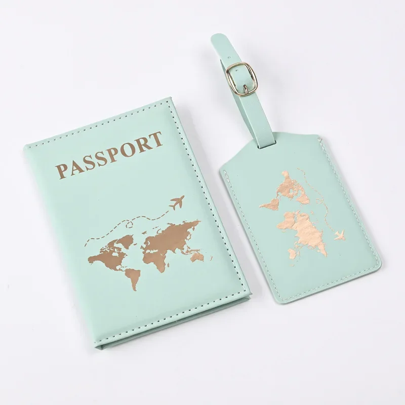 Capa protetora para passaporte, capa protetora para passaporte de viagem, etiquetas de bagagem, acessórios de viagem: Vermelho