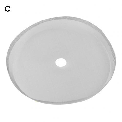 Stainless Steel Reusable Detachable Mesh Filter Home Office Coffee Maker Sheet: C