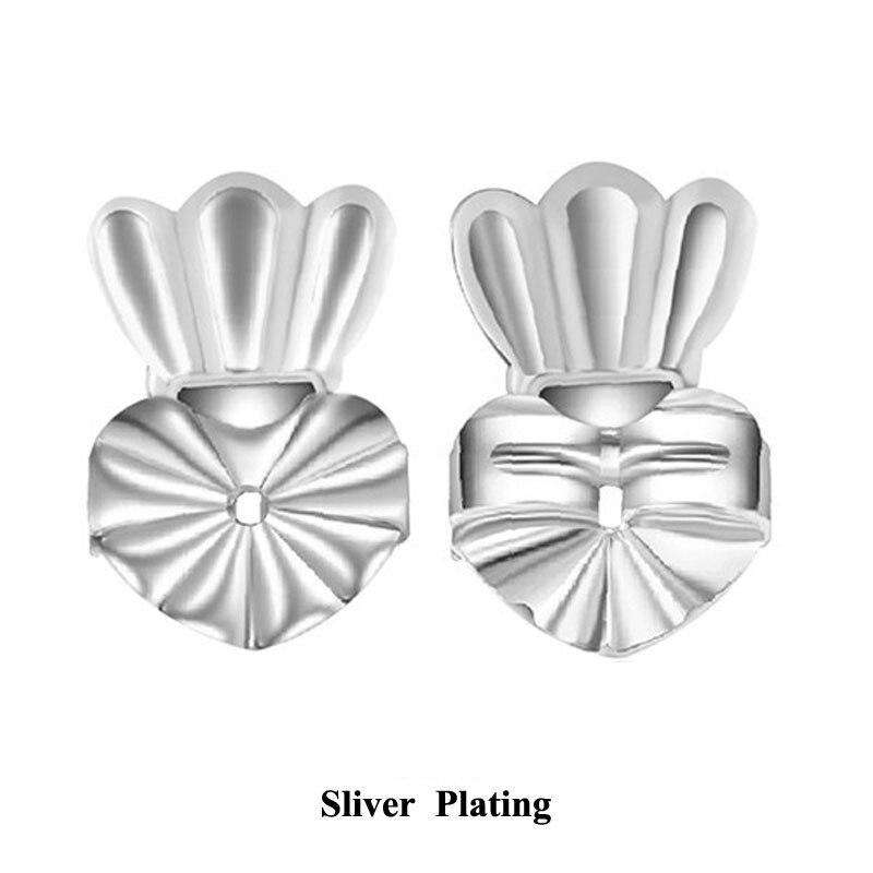 Nowe popularne Magic Bax Ear Studs urządzenie pomocnicze kreatywne nausznice Stud Buckle Lifter europejska i amerykańska biżuteria: B-Silver
