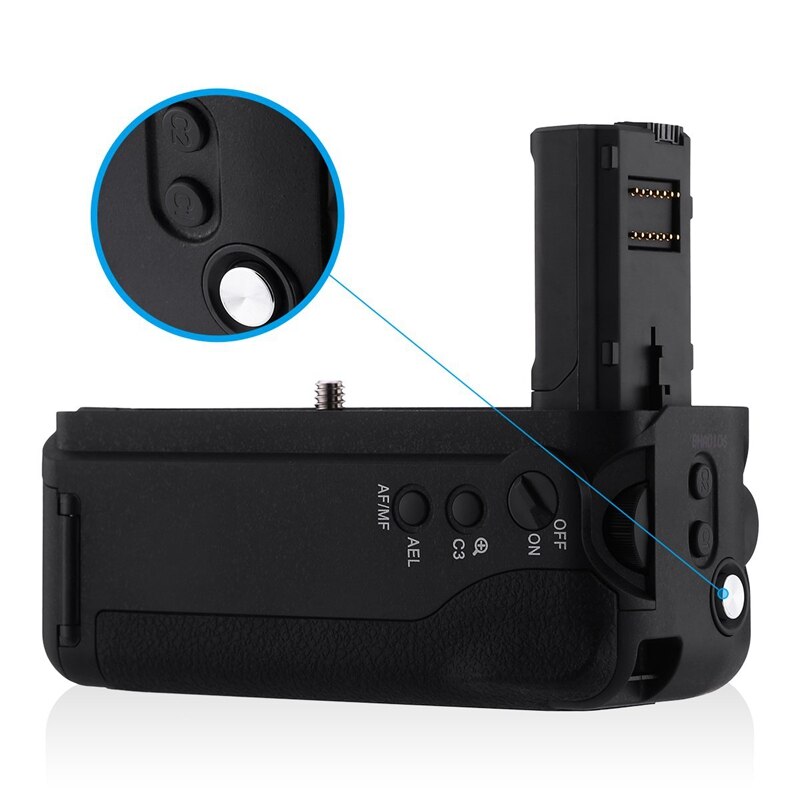 Mool Vg-C2Em substituição do aperto da bateria para sony alpha a7ii/a7s ii/a7r ii câmera digital slr trabalho com Np-Fw50 bateria