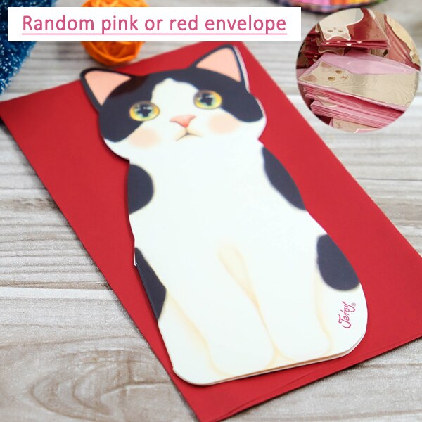 Carte d'invitation Mini chat pliant | Carte de vœux pour anniversaire, noël, fournitures de décoration,! 5 pièces