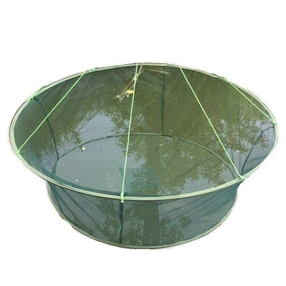 Lightweight Fishing Landing Net Crayfish Shrimp Catcher Casting Network Mesh Fish Trap Cage Fishing Accessories