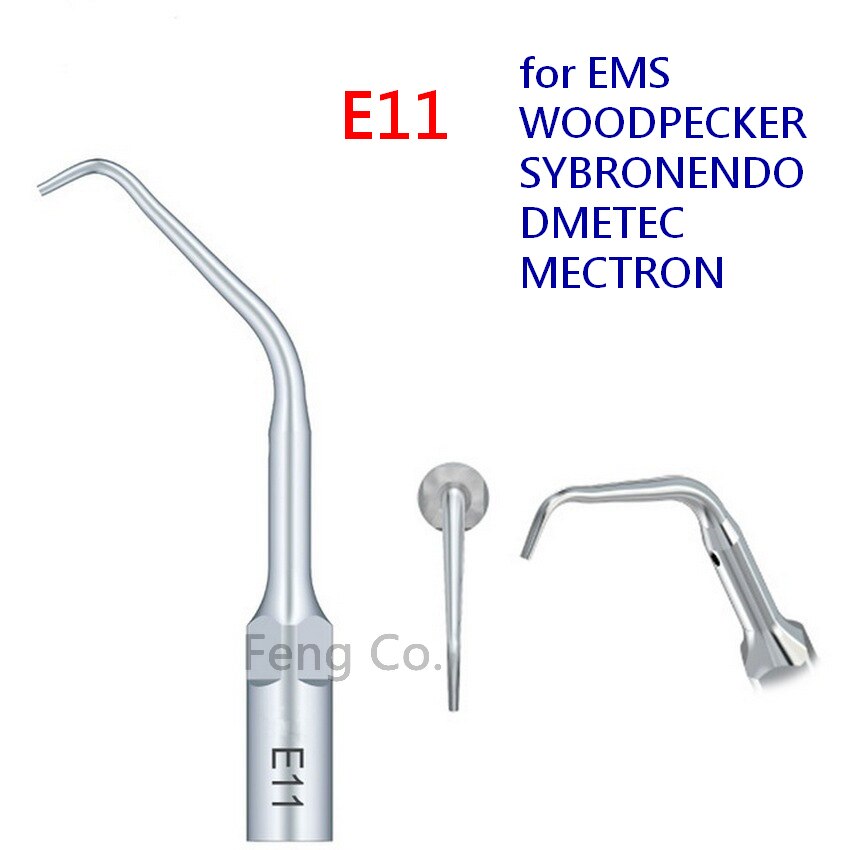 E11 Ultrasonic Scaler Tips Endo Perio Dental Scaling Fit EMS Woodpecker Handpiece Dentistry Instrument