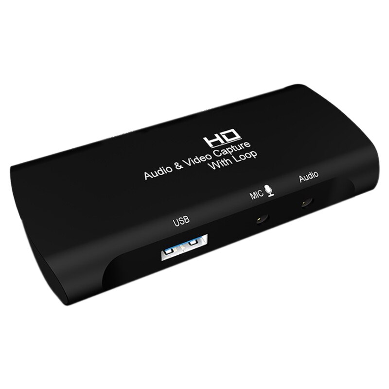 HDMI HD Video Capture Card Supports 4Kx2K Input 1080P HD Video Capture with o, Microphone Interface: Default Title