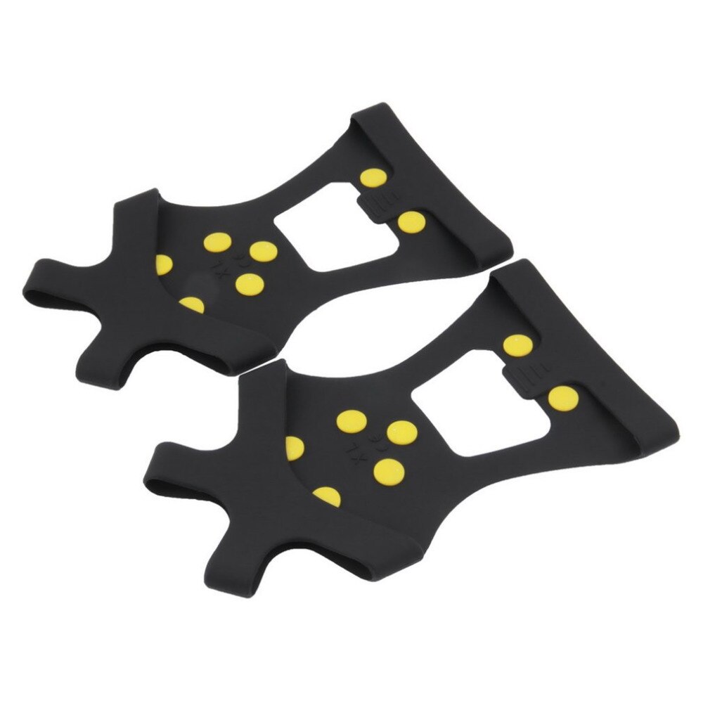 1 paar kampeerklimmen ijs stijgijzers antislip ijs sneeuw wandelschoenen spike grip beschermend gereedschap outdooruitrusting
