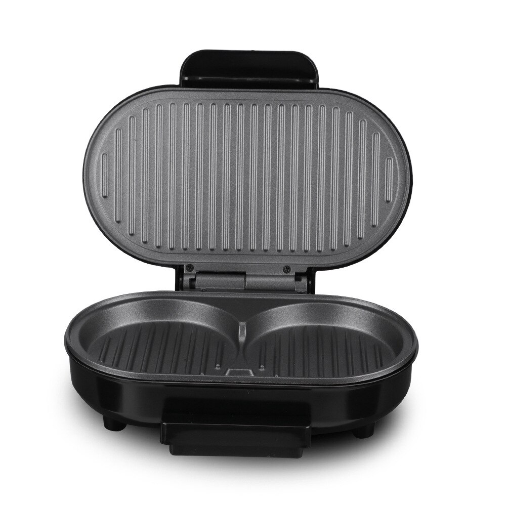 220V Multifunktions Elektrische Hamburger Grill Ei Pfanne Steak Dual Frühstück Sandwich Hersteller Eier Burger Maschine Fleisch Röster