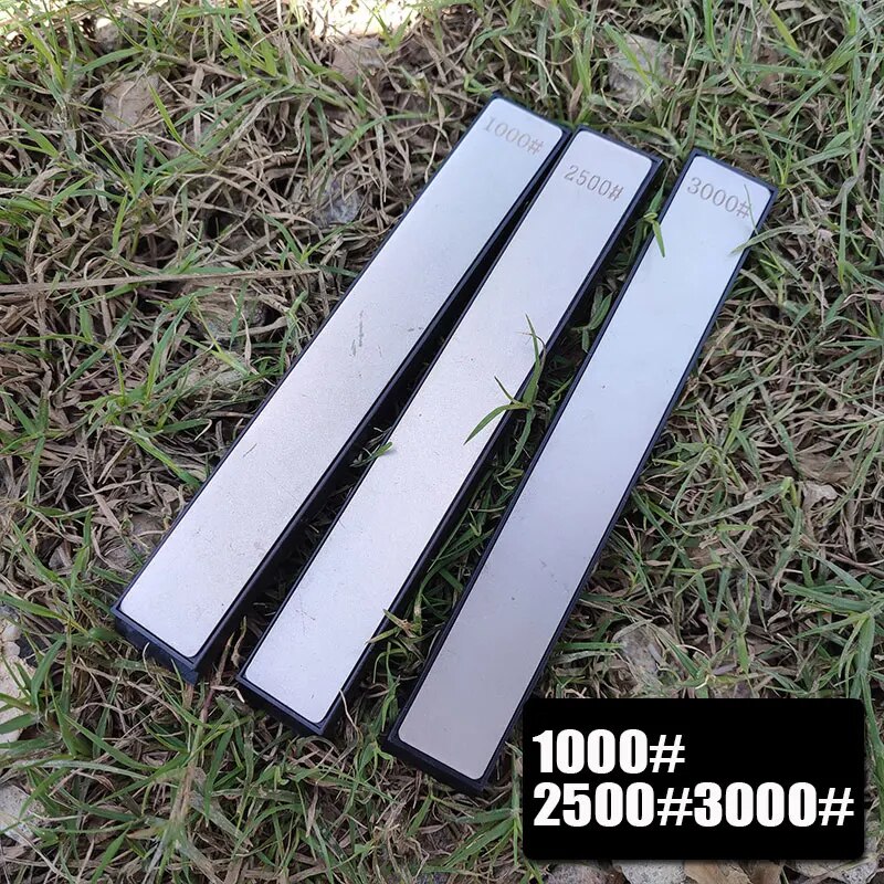 [3PCs] Diamond Stones Grinding Blade Multi-Purpose Outdoor Sharpener Fixed Angle Sharpener Dedicated to Making Correction Stones: Clear