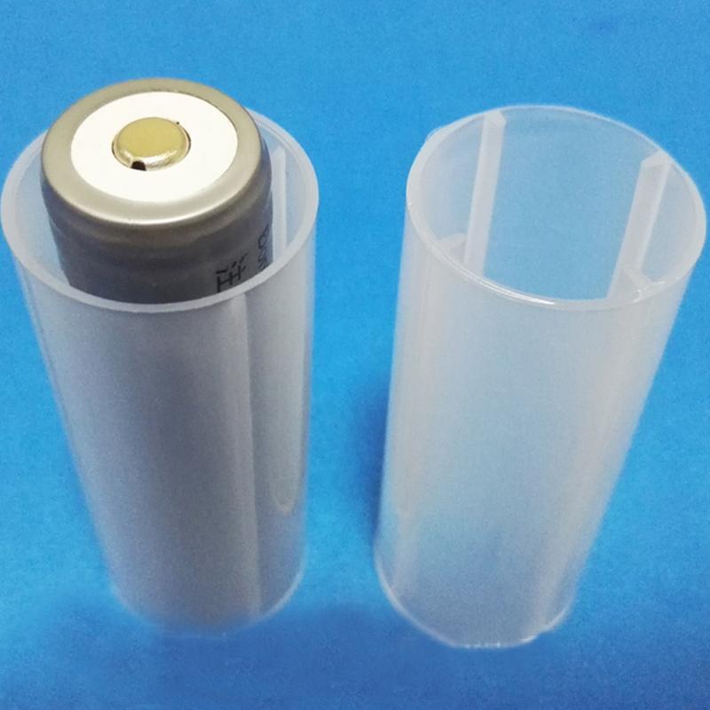 2pcs Battery Holder Black Cylindrical AAA Plastic Battery Holder Adapter Case Box Flashlight Lamp Adapter Case Converter