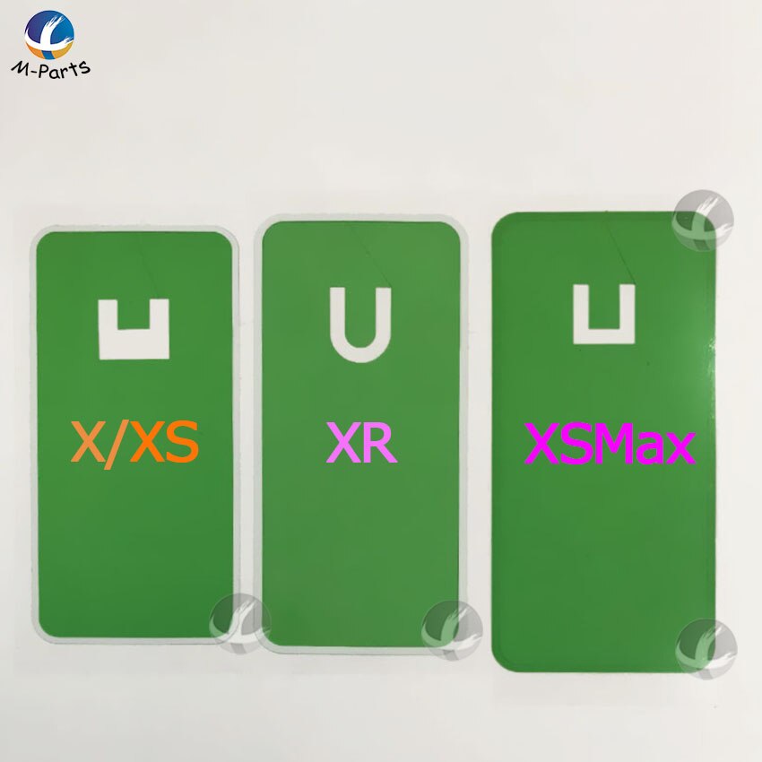 10 pçs/lote Cola Adesivo Dupla Face Para iPhone 8 Plus X XS XR XSM Max XSMax 11 Pro Max 11Pro Back Tampa Da Caixa Tampa Adesivo