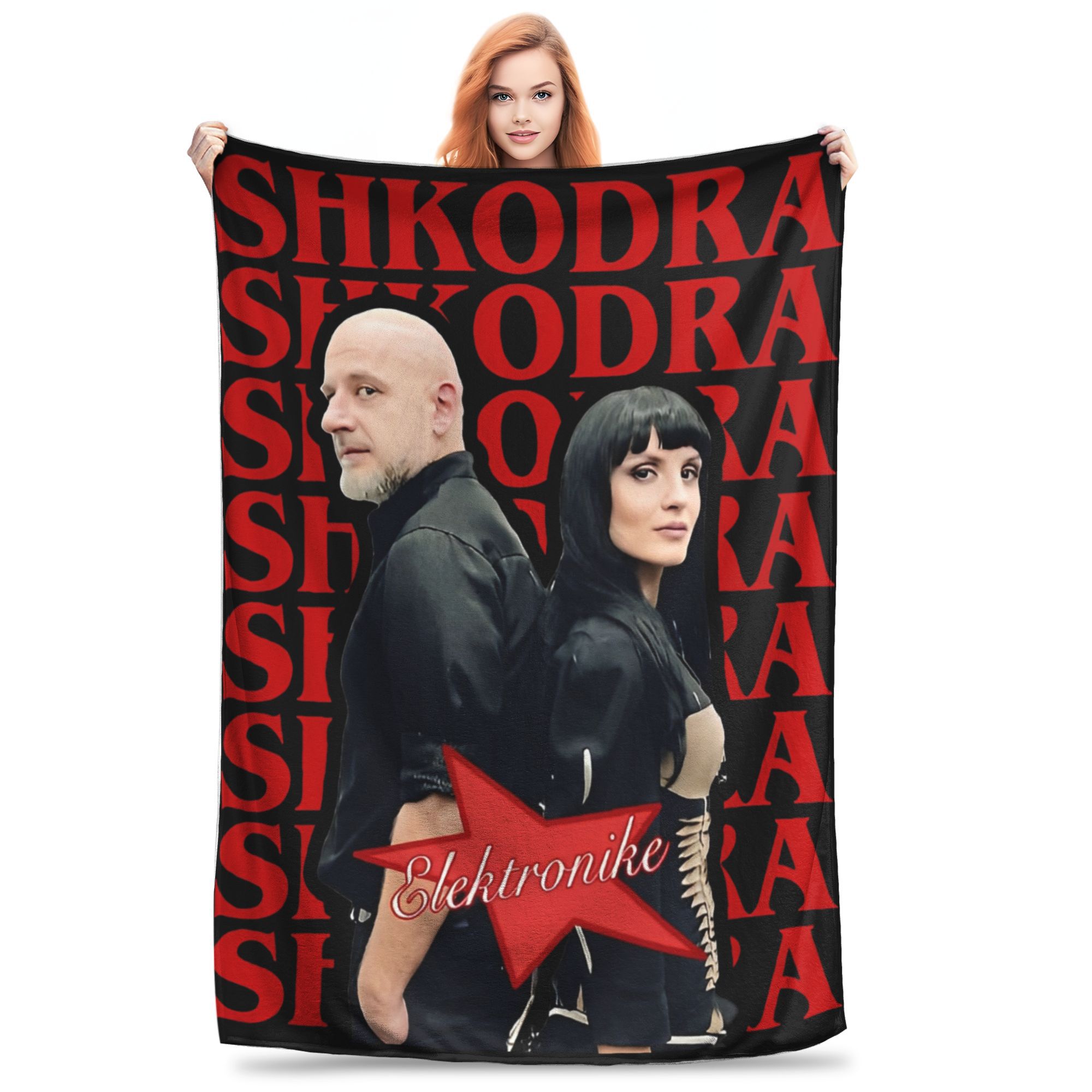 Melody Esa Diva Espagne Eurovisions 2025 Couverture pour canapé Couverture en peluche douce 50 x 60 pouces Couvre-lits de tailles multiples pour toutes les saisons
