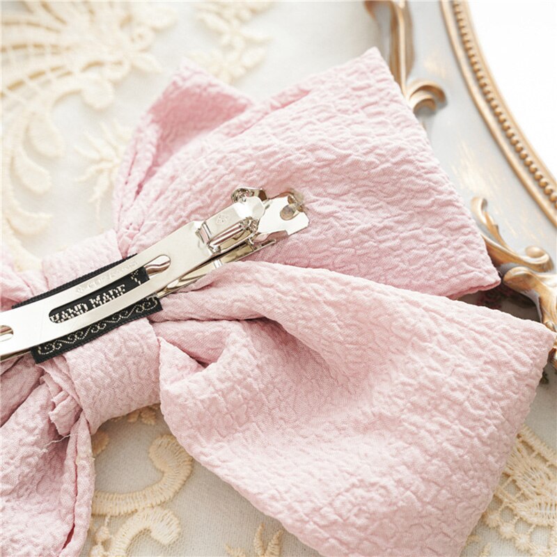 Horquillas de mariposa grandes arcos de pelo de tres capas para mujer, pasador de gran tamaño con resorte de Metal, pinzas para el pelo sólidas, accesorios para el cabello, 1 ud.
