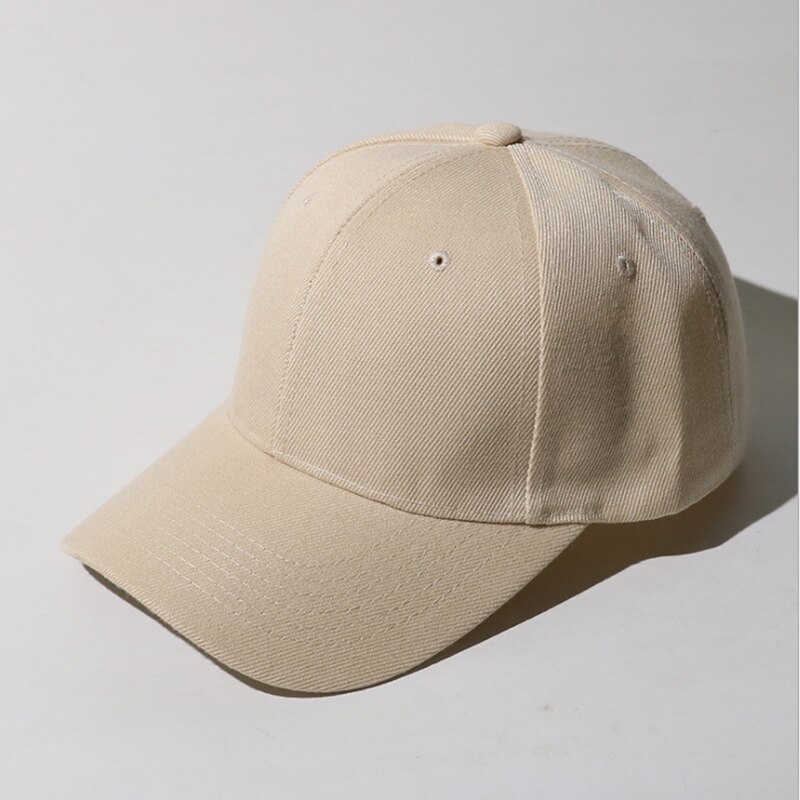 Adjustable Solid Color Shading Hip Hop Unisex Baseball Cap Sun Protection Spring Summer Outdoor Men Dad Hat Snapback: 19