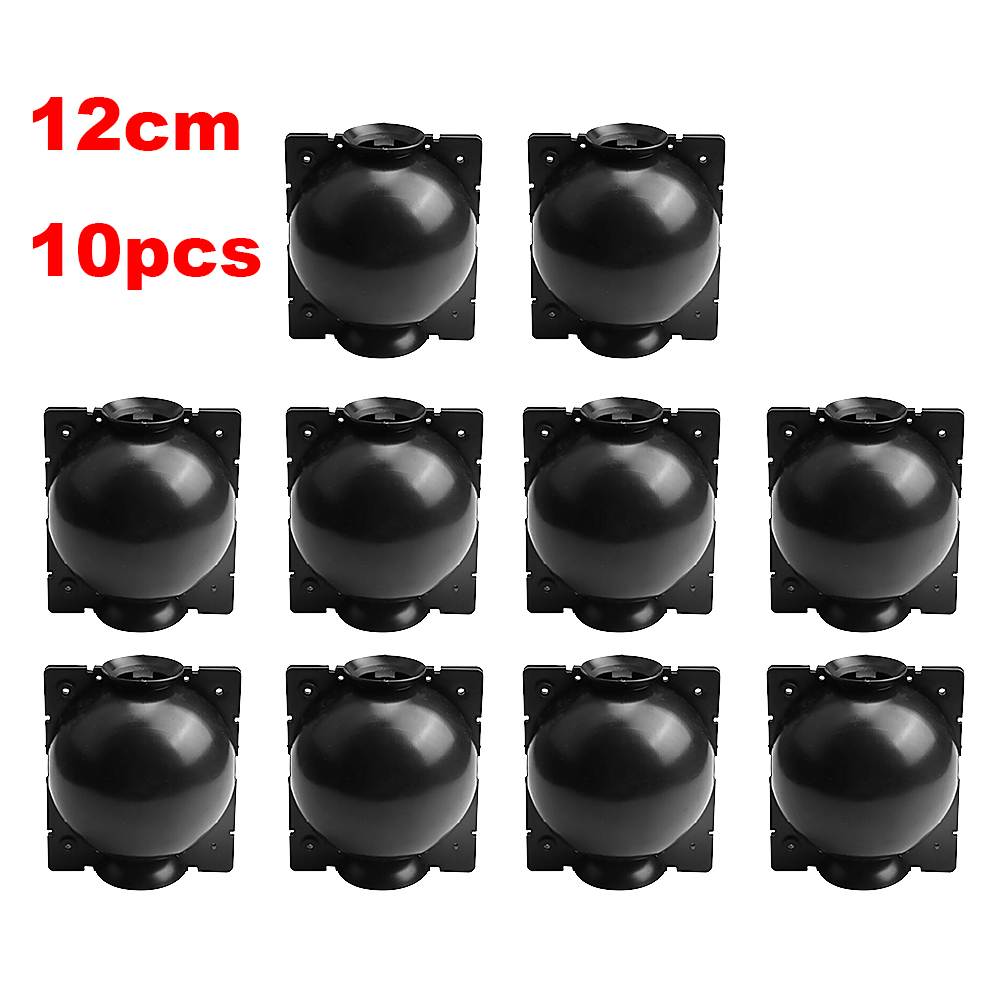 10 stücke Anlage Verwurzelung Gerät Hochdruck Ausbreitung Übertragung Ball Pflanzenzucht Gerät Druck Ausbreitung Pfropfen Ball: 12cm Schwarz